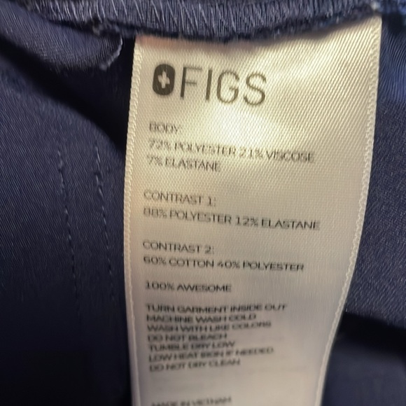 Figs Technical Collection Navy Joggers Size S/T. - Picture 6 of 10